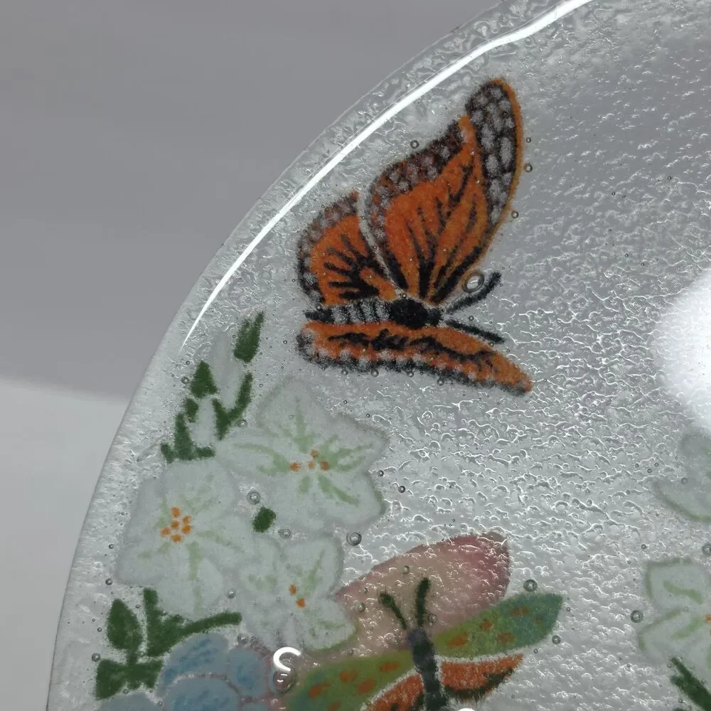 Peggy Karr Fused Art Glass Plate 11